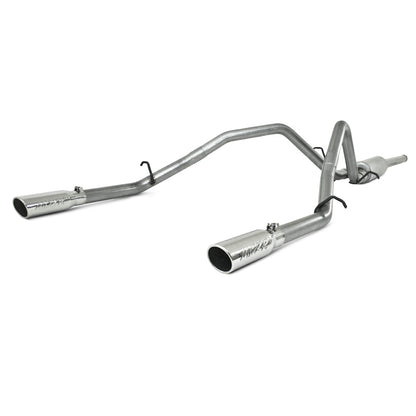 MBRP 2009 Chev/GMC 1500 4.8/5.3L EC/CC (excluyendo 8 camas) Cat Back Dual Split Trasero