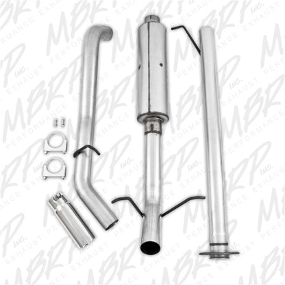 MBRP 2007-2008 Chev/GMC 1500 (próxima generación) CC EC 66 cama 4.8/5.3L Cat Back Single Side