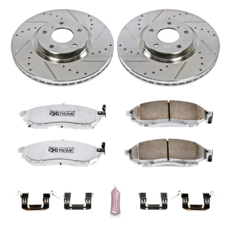 Power Stop 08-12 Infiniti EX35 Delantero Z26 Street Warrior Kit de Freno