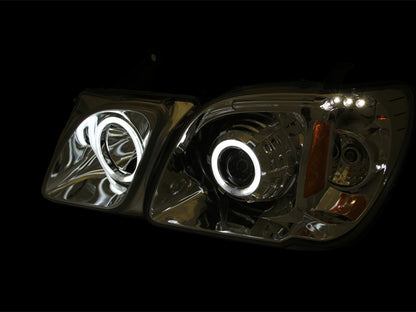 ANZO 1998-2007 Lexus Lx470 Projetor Faróis com Halo Chrome (CCFL)