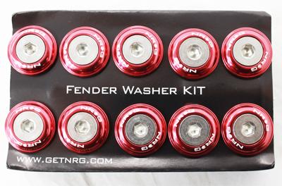 NRG - FENDER WASHER KIT; RIVETS FOR PLASTIC; SET OF 10