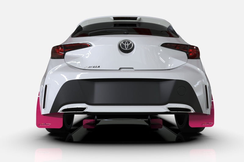 Rally Armor 16-18 Toyota RAV4 Pink Mud Flap BCE Logo