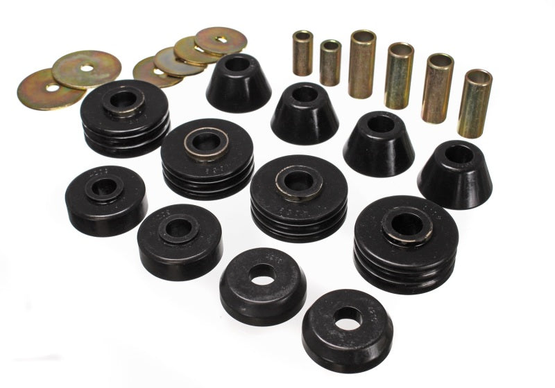 Conjunto de suporte de cabine Energy Suspension Gm - preto