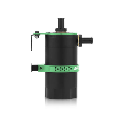 Mishimoto Recipiente de captura de aceite con deflector universal - Verde