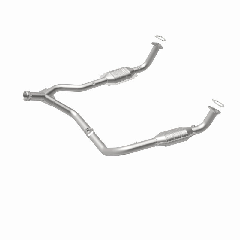 MagnaFlow DF Cat. Conv 95-99 Range Rover 4.0/4.6L GEMS Y-Pipe Assembly *NOT FOR SALE IN CALIFORNIA*