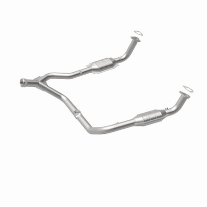 MagnaFlow DF Cat. Conv 95-99 Range Rover 4.0/4.6L GEMS Y-Pipe Assembly *NOT FOR SALE IN CALIFORNIA*