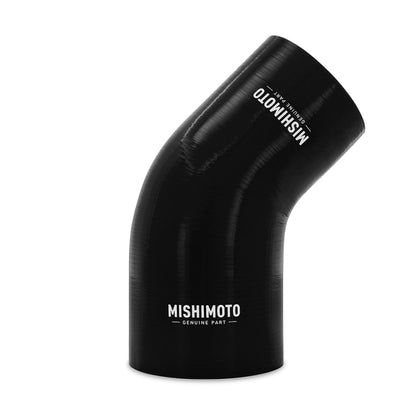 Acoplador reductor de silicona Mishimoto 45 grados 3in a 3.75in - Negro