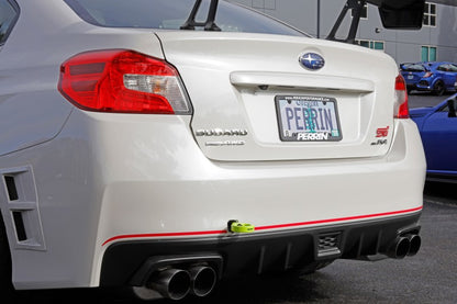 Perrin 15-19 Subaru WRX/STI Kit de Gancho de Remolque (Trasero) - Amarillo Neón
