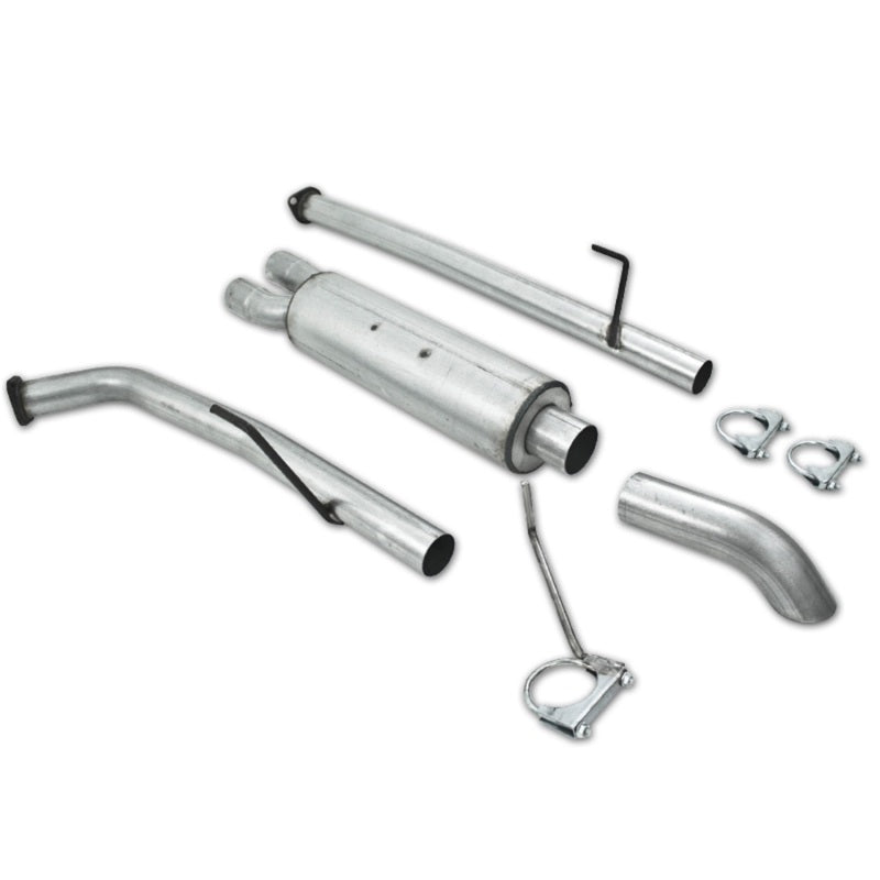MBRP 07-08 Toyota Tundra Cat Back Turn Down Escape aluminizado de un solo lado