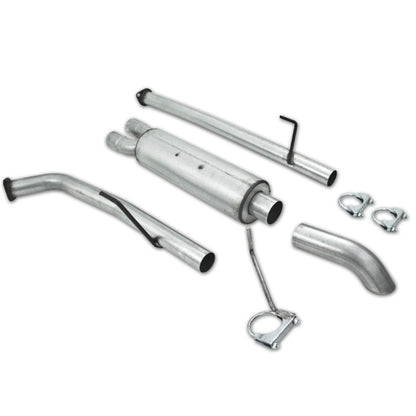 MBRP 07-08 Toyota Tundra Cat Back Turn Down Escape aluminizado de un solo lado