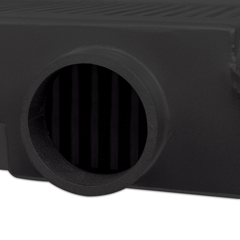 Mishimoto Subaru 08-15 WRX STi Kit de intercooler de montaje superior - Mangueras negras y rojas con recubrimiento de polvo