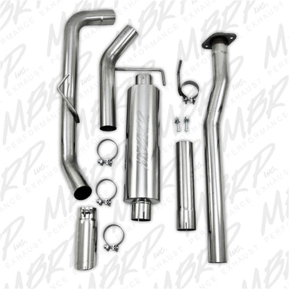 MBRP 2009 Ford F-150 EC-no 8 camas/CC-todas las camas Cat Back Single Side