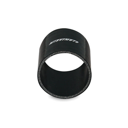 Acoplador recto negro Mishimoto de 2,5 pulgadas