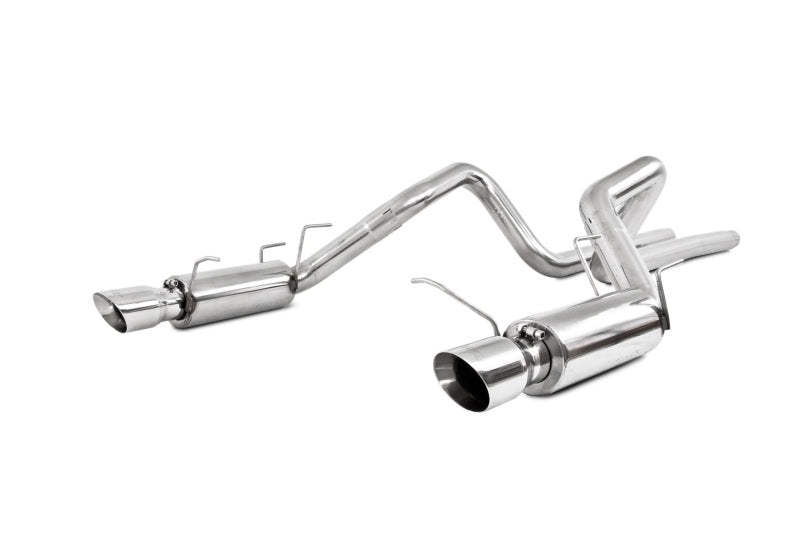 MBRP 11-14 Ford Mustang GT 5.0L Dual Split Rear Race Versión T409 3in Cat Back Sistema de escape