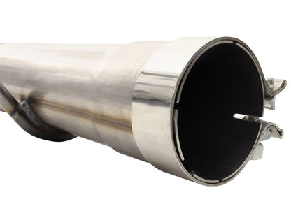 Escape MACHForce XP 3in-3.5in SS Single Side Ext CB w/ Polish Tip 99-04 Ford F-250 V8 5.4L/6.8L