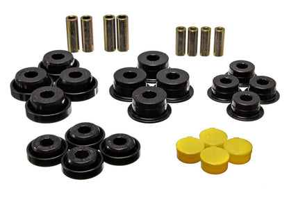 Suspensión de energía 97-06 Jeep Wrangler TJ Blk bujes de brazo de control trasero (debe reutilizar carcasas exteriores OEM