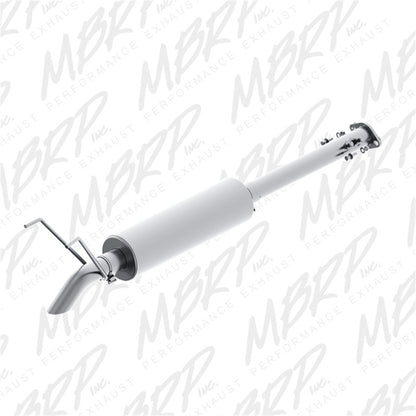 MBRP 01-05 Toyota Tacoma 2.4/2.7/3.4L 2.5in Cat Back Turn Down Style Sistema de escape de alumbre