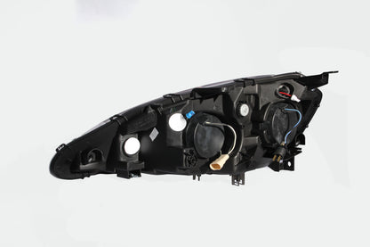 ANZO 2005-2006 Acura Rsx Projetor Faróis com Halo Preto