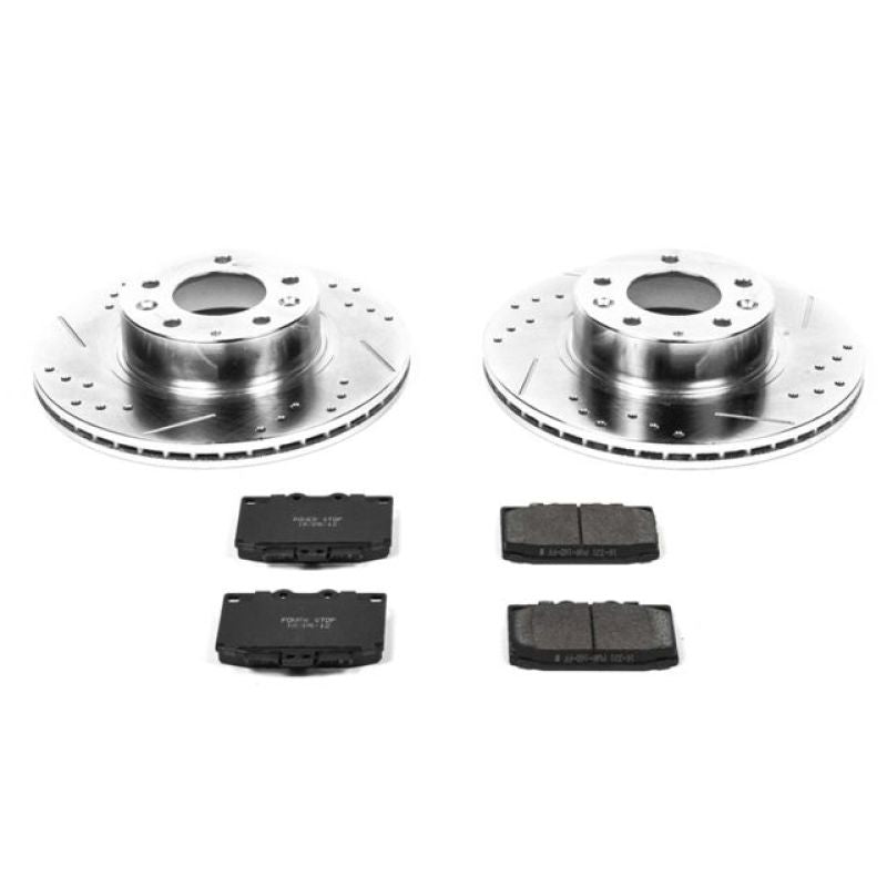 Power Stop 93-95 Mazda RX-7 Kit de freno delantero Z23 Evolution Sport