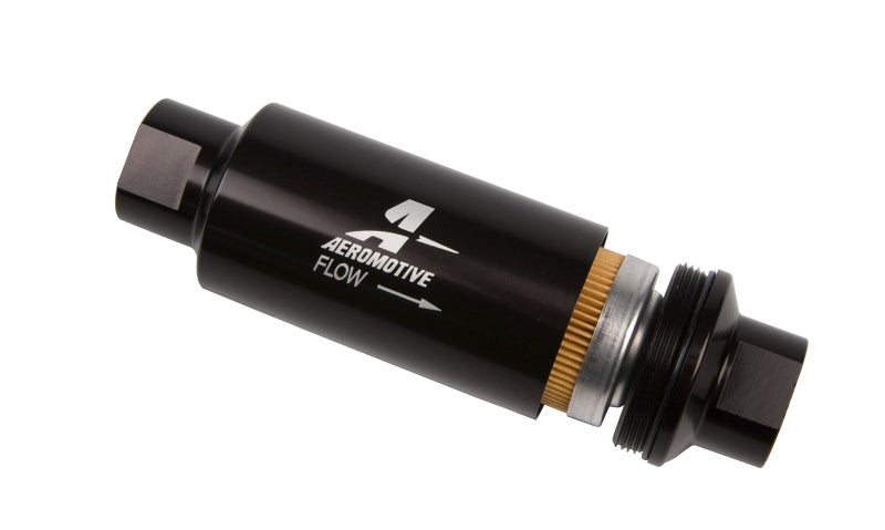 Filtro em linha aeromotivo - AN-10 - preto - 10 mícrons