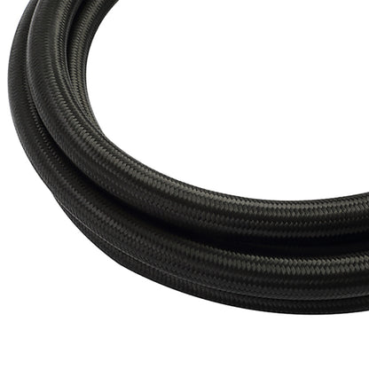 Manguera trenzada de acero inoxidable Mishimoto de 6 pies con accesorios -6AN - Negro