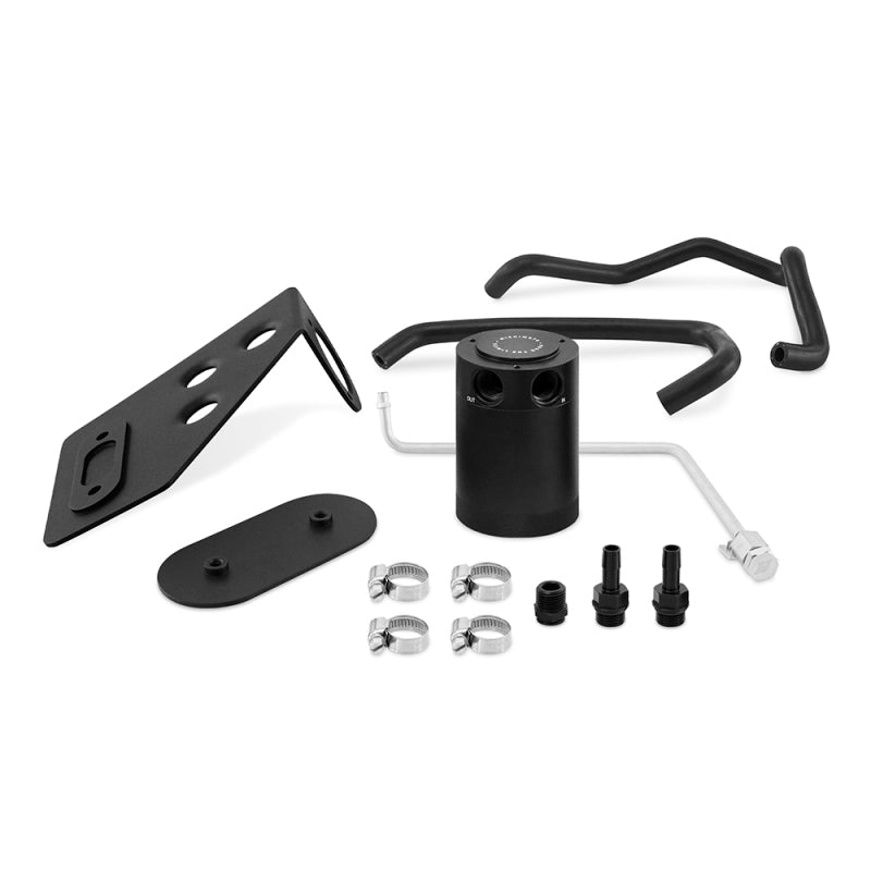 Mishimoto 2020+ Toyota Supra Kit de lata de captura de aceite con deflector - Negro