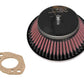 K&N Custom Racing Assembly - Round Tapered - Red 1.375in Neck Flange - 2.25in Over Height