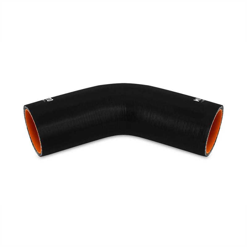 Mishimoto 3in. Acoplador de silicona de 45 grados - Negro