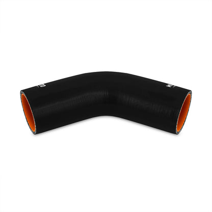Mishimoto 3in. Acoplador de silicona de 45 grados - Negro