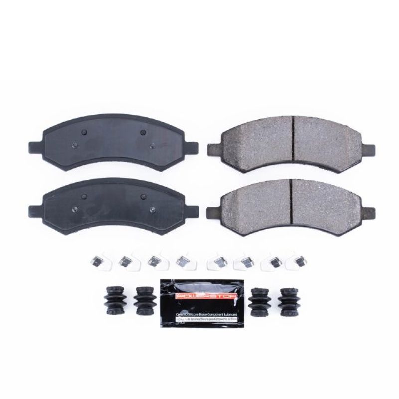Pastilhas de freio esportivas Power Stop 07-09 Chrysler Aspen Front Z23 Evolution com hardware