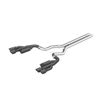 MBRP 18-19 Ford Mustang GT 5.0 3in Cat Back Quad Tip Race Version - Negro
