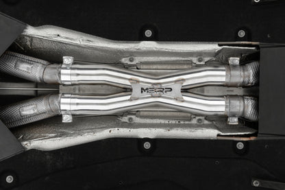 MBRP 12-21 Ferrari 812SF/812GTS/F12 6.3L/ 6.5L 3in Resonador Eliminar X-Pipe - T304