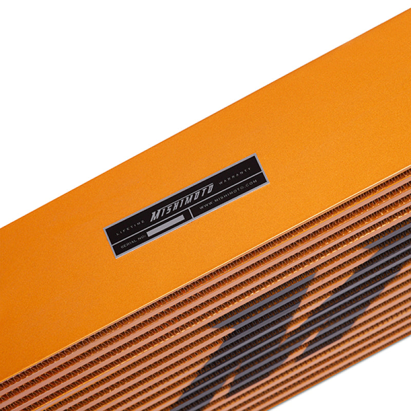 Intercooler Mishimoto Universal Gold R Line Tamaño total: 31x12x4 Tamaño del núcleo: 24x12x4 Entrada / Salida
