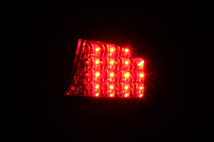 ANZO 2004-2005 Honda Civic Lanternas traseiras LED pretas