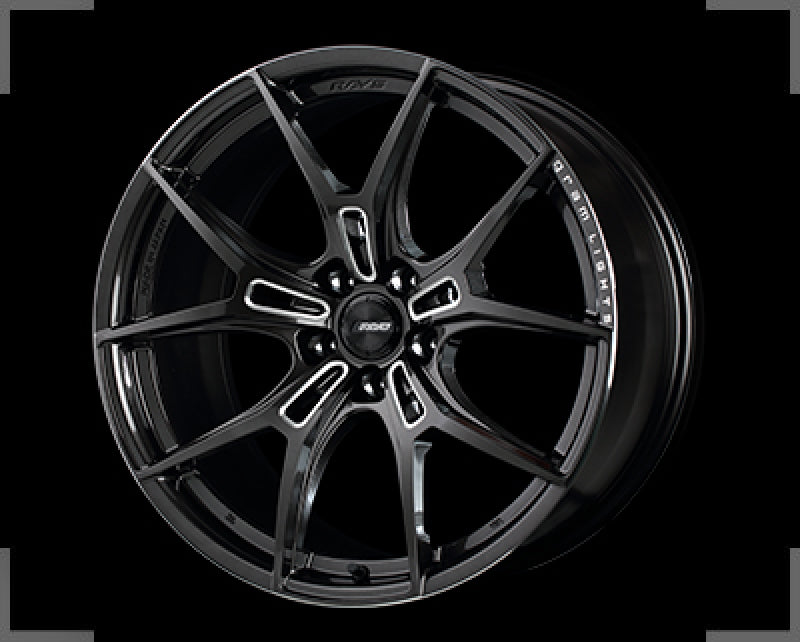 Gram Lights 57FXZ 20x9.5 +25 5x112 Super Dark Gunmetal and Machining Rim Edge DC Wheel