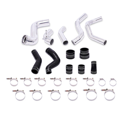 Intercooler Mishimoto 2011-2014 Ford F-150 EcoBoost Silver com tubos polidos