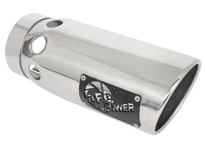 aFe Large Bore-HD 3in 409-SS DPF-Back Sistema de escape con punta pulida 14-19 RAM 1500 V6 3.0L (td)