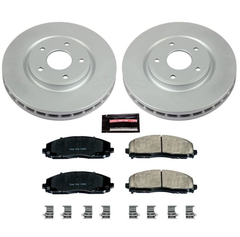 Power Stop 17-19 Chrysler Pacifica Delantero Z17 Evolution Geomet Kit de Freno Revestido