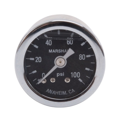 Medidor de pressão de combustível de 100 psi Russell Performance (preenchimento com líquido)