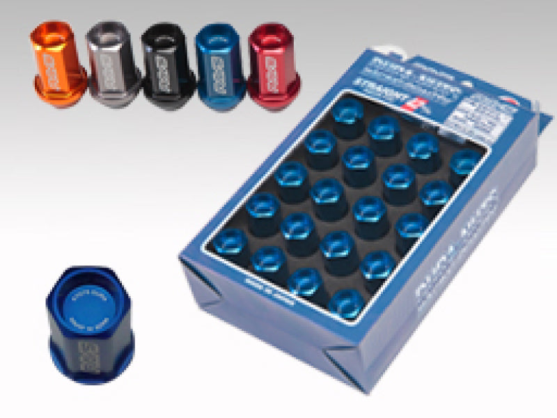 Rays Dura-Nut L42 Tipo Reto 12X1,50 Lug Nut Set 16 Lug 4 Lock Set - Vermelho
