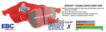 EBC 98-04 Cadillac Seville 4.6 Redstuff Front Brake Pads