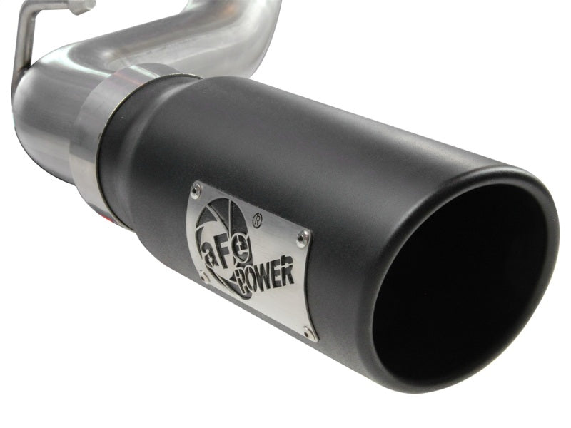 Escapes aFe MACHForce XP Cat-Back SS-409 EXH CB Toyota Tacoma 05-13 V6-4.0L (Blk Tip)