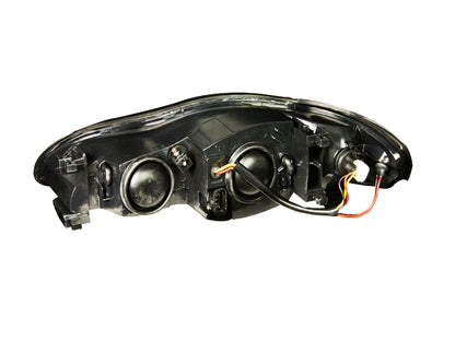 ANZO 2000-2005 Chevrolet Monte Carlo Faróis de cristal preto