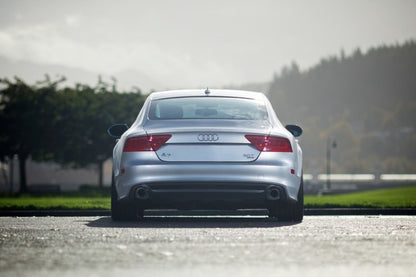 Escape AWE Tuning Audi C7 A7 3.0T Touring Edition - saída dupla Diamond Black Tips