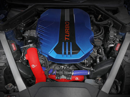 aFe Kia Stinger 18-22 V6-3.3L (tt) BladeRunner Tubo de carga fría - Rojo