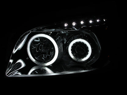 ANZO 2006-2008 Toyota Rav4 Projetor Faróis com Halo Chrome (CCFL)