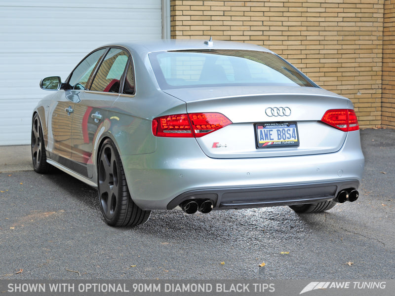 Wide load • AWE Tuning B8 A4 Quad Tip Touring Edition Exha…