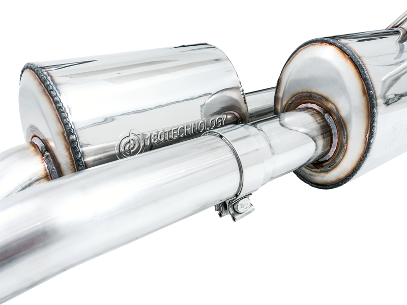 AWE Tuning 2021 RAM 1500 TRX 0FG Cat-Back Escape - Puntas de diamante negro