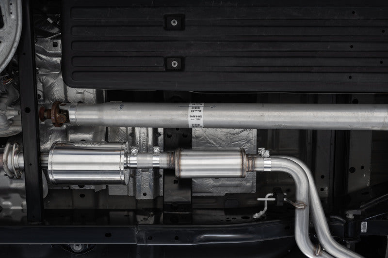 MBRP 2021+ Ford F150 Pré-eixo duplo aluminizado (perfil de rua) 2,5 pol. OD Tips 3 in Cat Back escape
