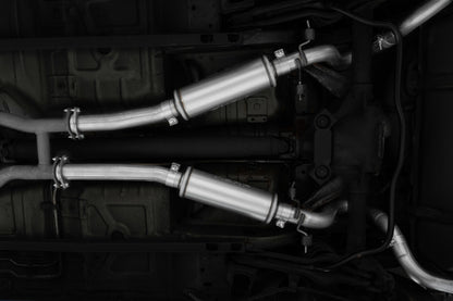 MBRP 99-04 Ford Mustang GT 4.6L 2.5in. Parte trasera doble dividida AL Cat Back con 3.5in. Negro de doble pared. Consejos